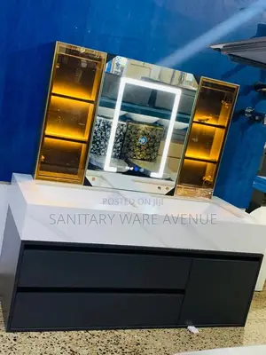 Double Cabinet Basin - Luxury Wash Hand Basin - LED Basin