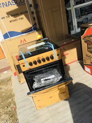 Neat 4 Gas Burner Light Wooden Oven With Grill