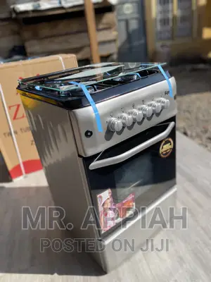 Quality Ferre 4 Gas Cooker With Oven and Grill(50x55)Gray.