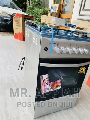 Quality Volcano 50x50 Inox Gray 4 Gas Cooker With Oven