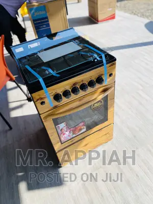 Volcano Light Wooden 4 Gas Cooker(Light Wooden)Ignition.