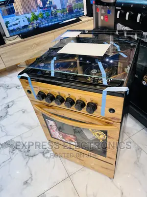 Wooden Like Gas Cooker Oven Rotisserie 50/50 4burner