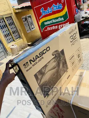 New Nasco 32” Full HD Digital Satelite LED Tv(Black)