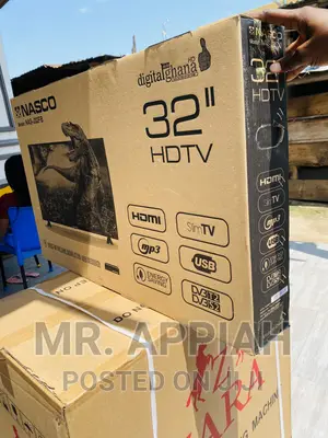 Nasco 32 Inch FHD Digital Satelite(Black)Classic LED Tv
