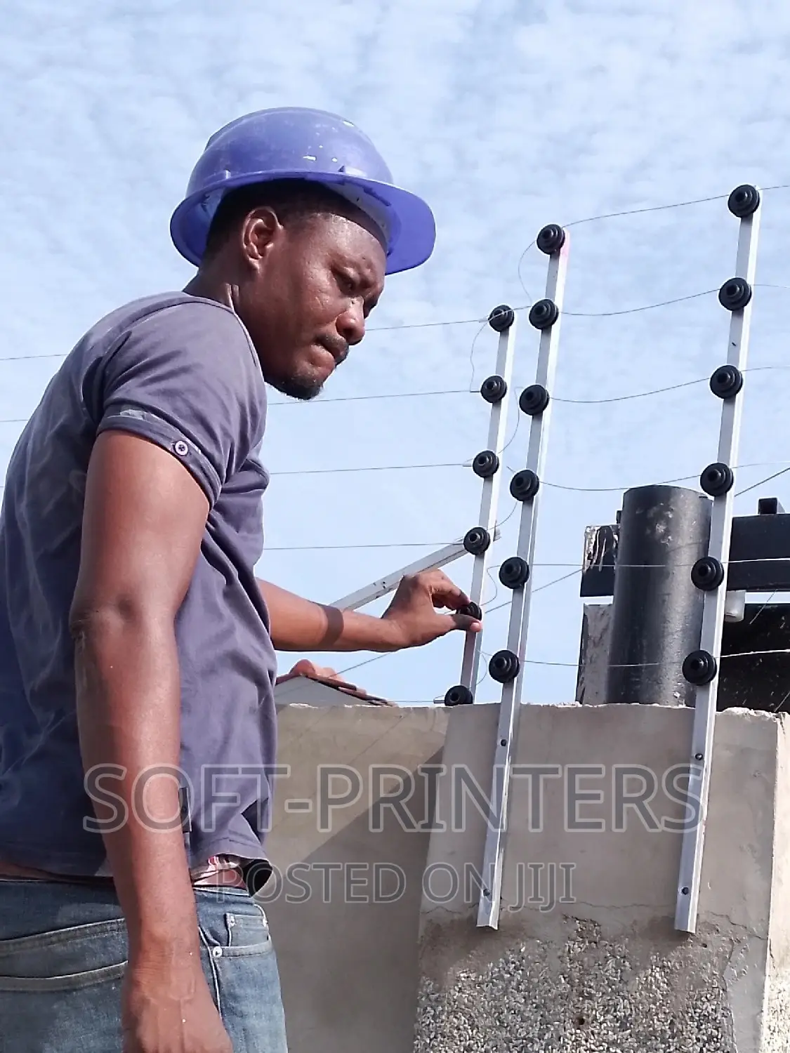 Electric Fence Wire Installation
