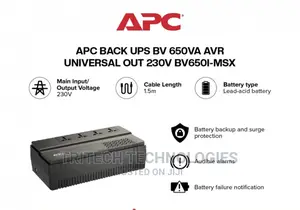 APC Easy UPS Bv 650va, Avr, Universal Outlet, 230V