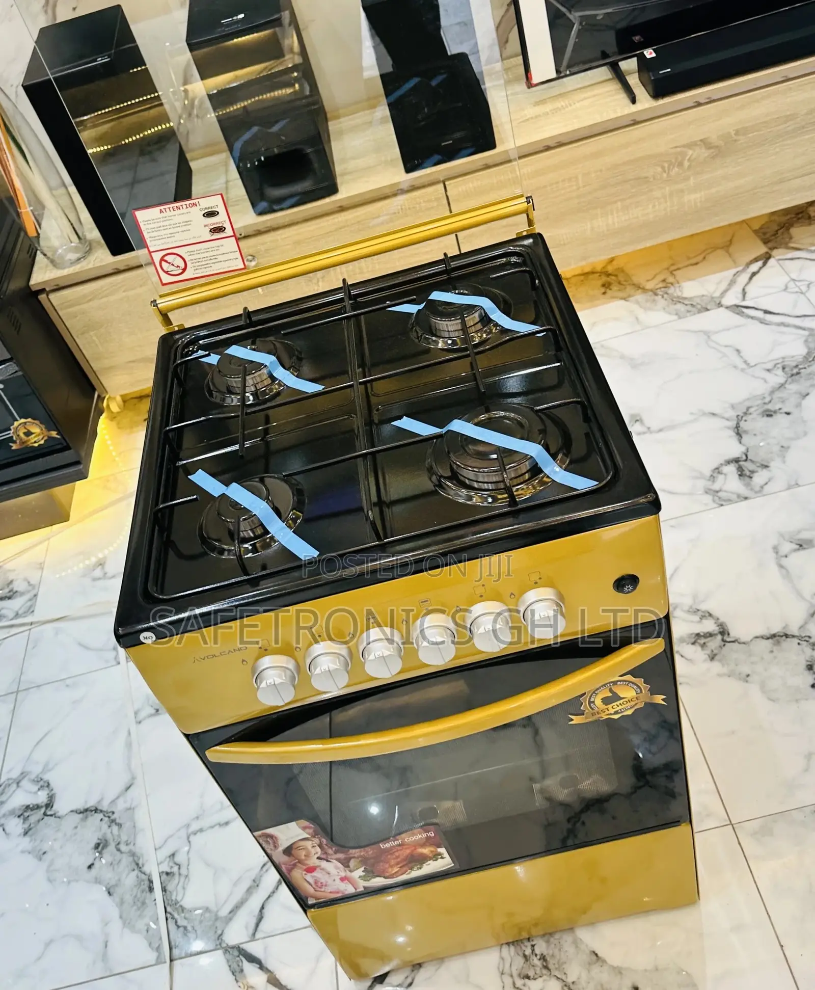 Purchase Volcano 4 Gas Burner Oven With Grill 50x50