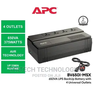 APC Easy UPS Bv 800va, Avr, Universal Outlet, 230V