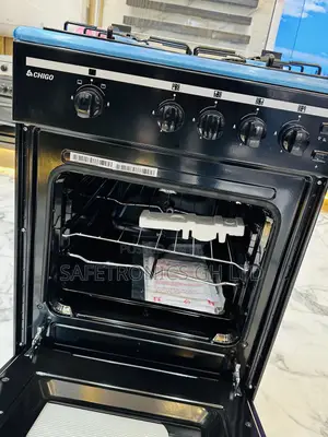 4 Gas Chigo Oven With Grill 60x60 Black Cooker