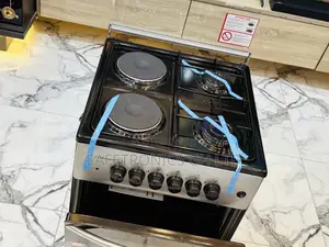 2 Gas 2 Electric Volcano 50x55 Oven With Grill Sliver