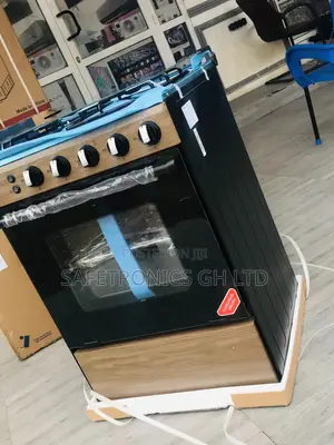 Midea 4 Gas Cooker Oven With Grill BMG6060 -WD Wooden