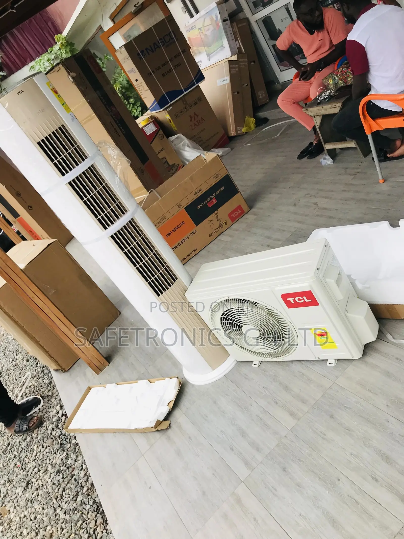 2.5hp Split Airconditioner Gas TCL Standing Floor 