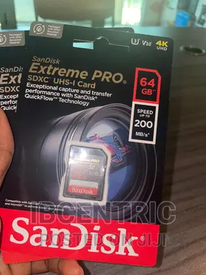 Sandisk Extreme Pro 64GB Camera SD Card