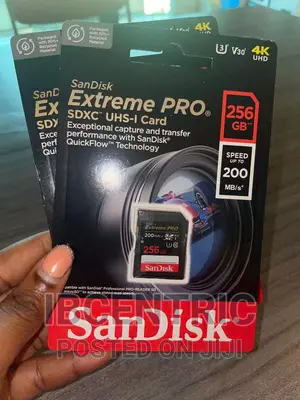 Sandisk Extreme Pro 256GB Camera SD Card