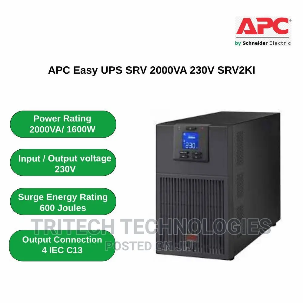 APC Easy UPS on-Line SRV 2000va 230V