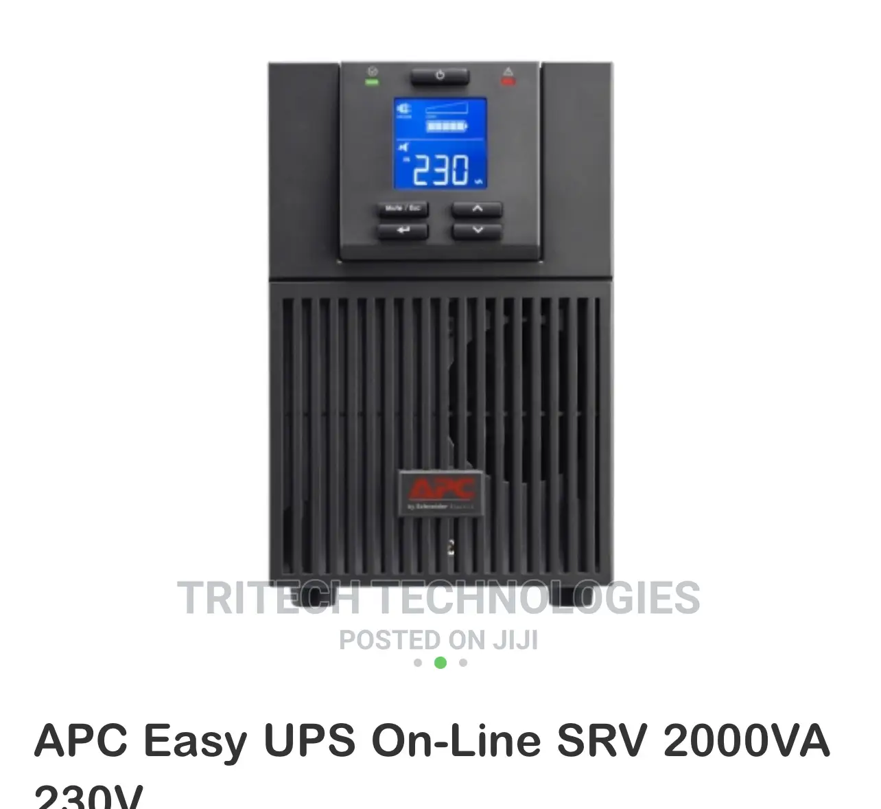 APC Easy UPS on-Line SRV 2000va 230V