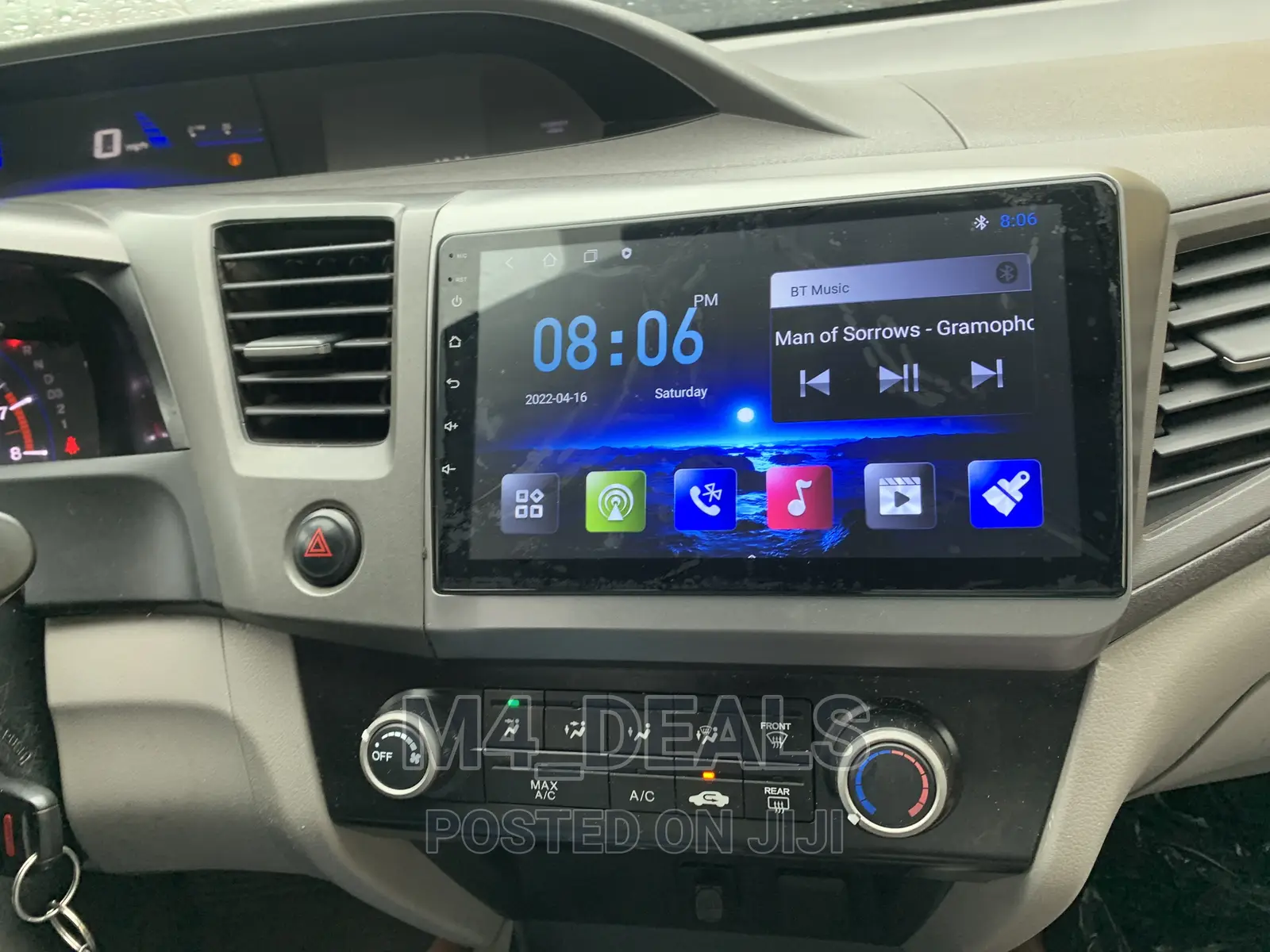Honda Civic 2012 Original Android Stereo System Upgrade
