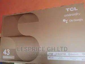 TCL 43” Android Smart Wi-Fi Bluetooth TV