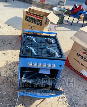 Fast and Effective Volcano 50x50 4 Gas Cooker(Blue) 
