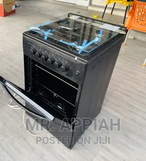 Latest and Effective Volcano 1 Electric 3 Gas Cooker(Black)