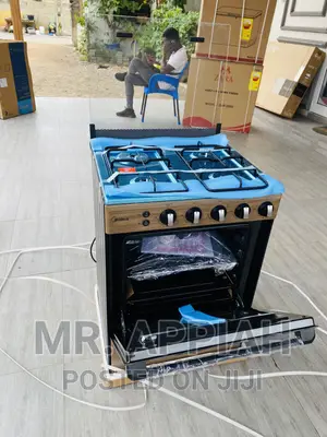 Fabulous Midea 60x60 4 Gas Cooker With Oven(BMG6060-Wd).
