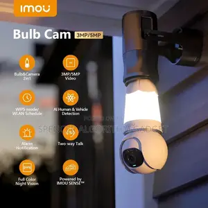 Security CCTV Bulb Camera 5mp (Imou Dahua)