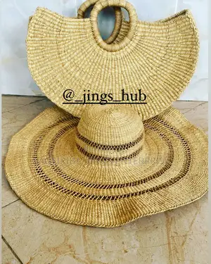 Bolga Handwoven Bag and Hat