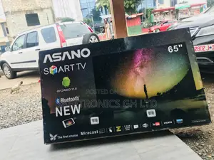 65 Inches Glossy LED Smart  Asano UHD Bluetooth Tv