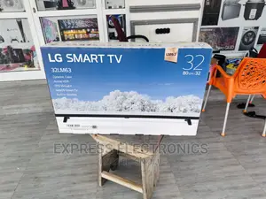 A New Slim Smart Lg FHD 32LM637BPVA Tv  Glossy Screen