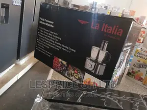 La Italia-1000w Food Processor ~Pure Stainless