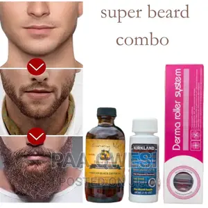 Kirkland Minoxidil , Castor Oil Extra Dark Derma Roller