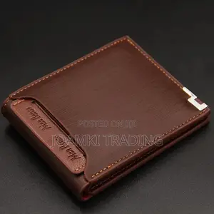 Men's Wallet Short Multifunctional Fashion Iron Edge Drawout