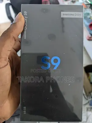 New Samsung Galaxy S9 64 GB Black