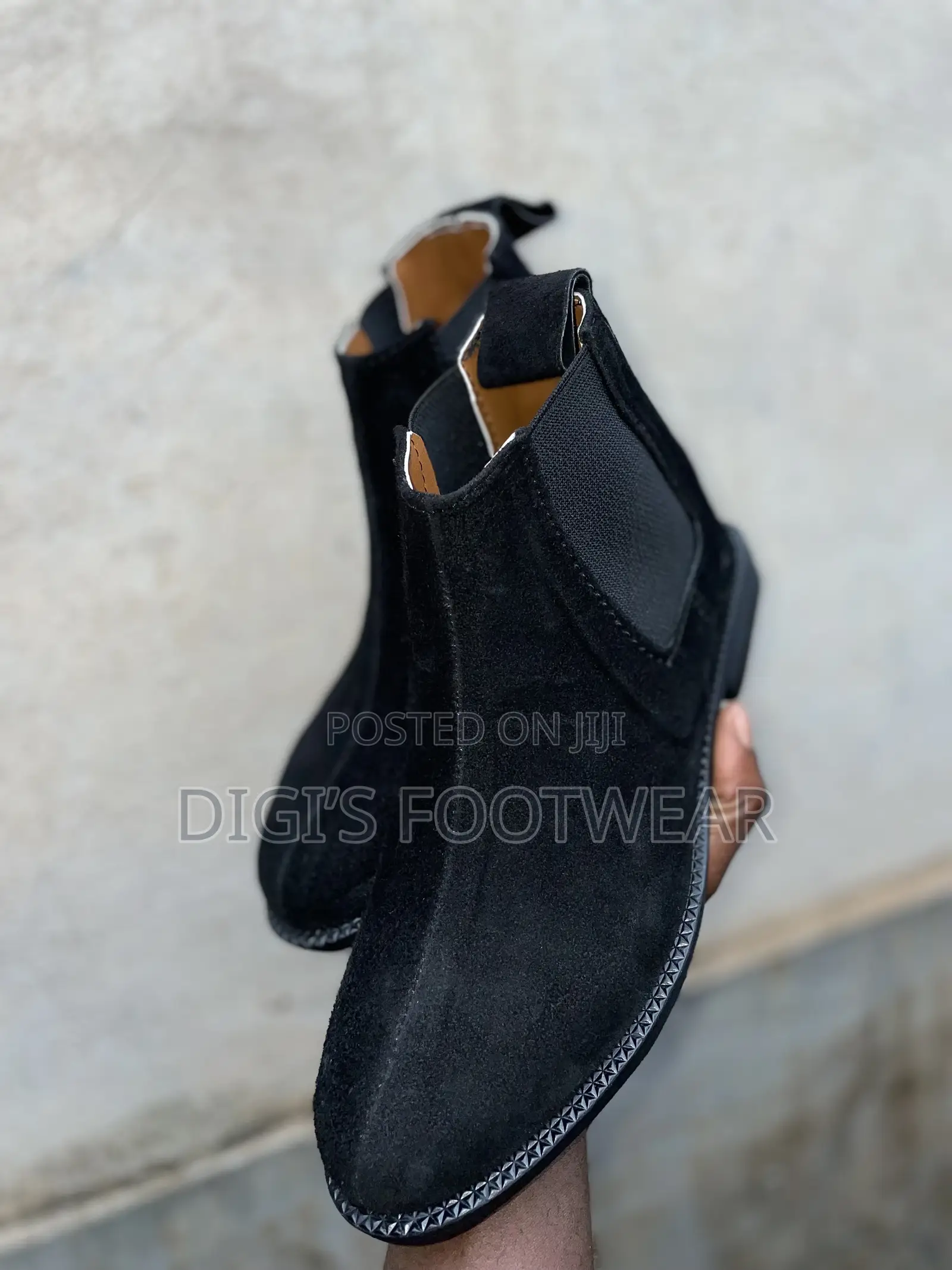 Black Suede Chelsea/Dessert Boot