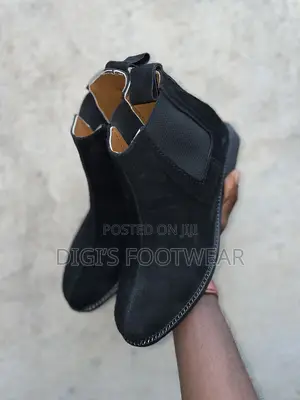 Black Suede Chelsea/Dessert Boot