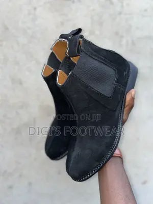 Black Suede Chelsea/Dessert Boot