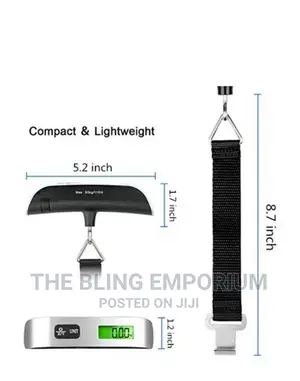 50kg X 10g LCD Digital Luggage Hand Held Weighing Scale