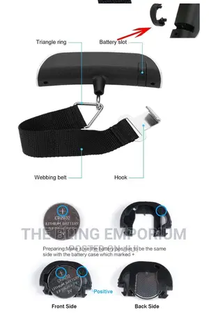 50kg X 10g LCD Digital Luggage Hand Held Weighing Scale