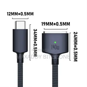 Type-c Male To Magnetic 3 Fast Charging Cable For Macbook