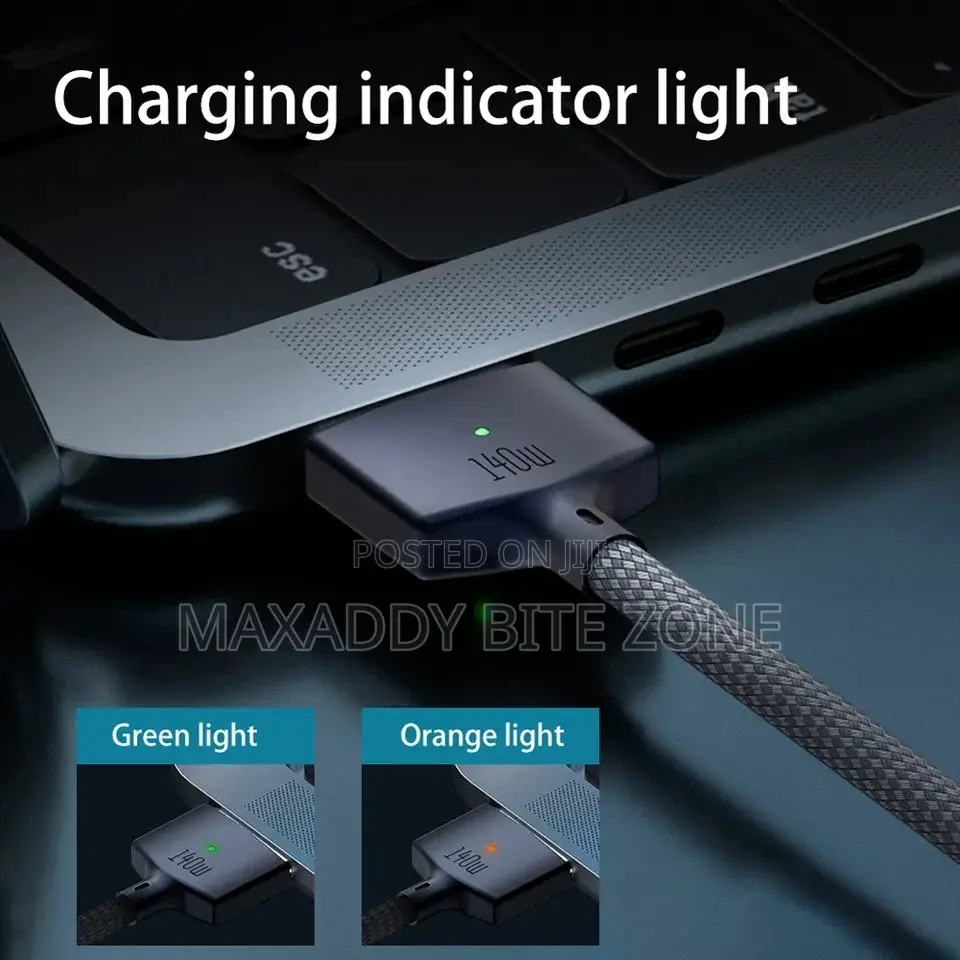 Type-c Male To Magnetic 3 Fast Charging Cable For Macbook