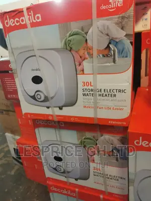 First!! Decakila 30L Water Heater