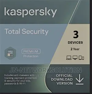 Kaspersky Total Security 3 Devices 2 Year Windows/Mac/Androi