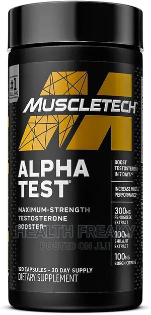 Testosterone Booster Muscletech Alphatest Muscle Growth Strength