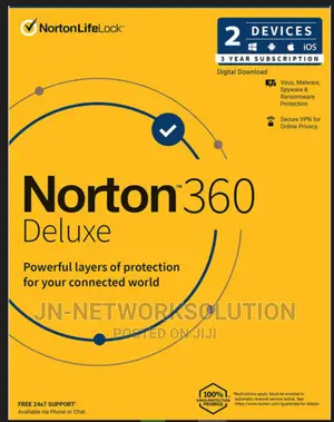 Norton 360 Deluxe 2 Devices 3 Year Windows/Mac/Android/Ios