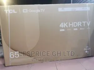 TCL 65” Android Smart //Led Display TV