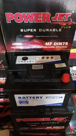 13 Plates Pofirst Battery - 55ah 12 Volts - Yaris Accent
