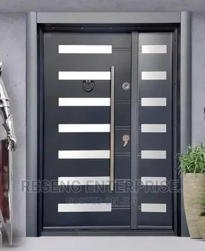 German Alucobond Security Door With Accessory