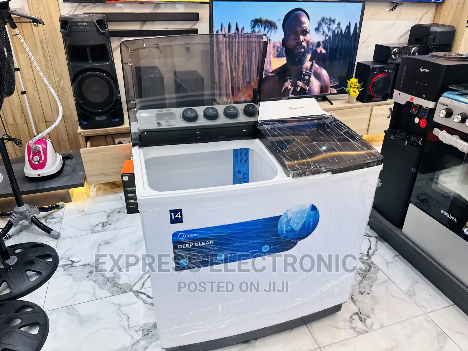 Eco Friendly Sleek Midea Topload Washing Machine 14kg