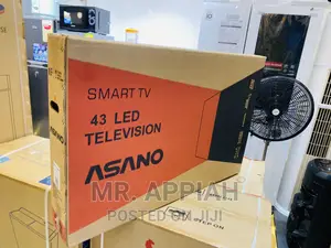Basic Black Asano 43 Inch Smart Digital Satelite Tv