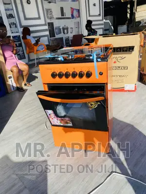 Volcano 50x50 4 Burner Works Faster(Orange)With Oven 